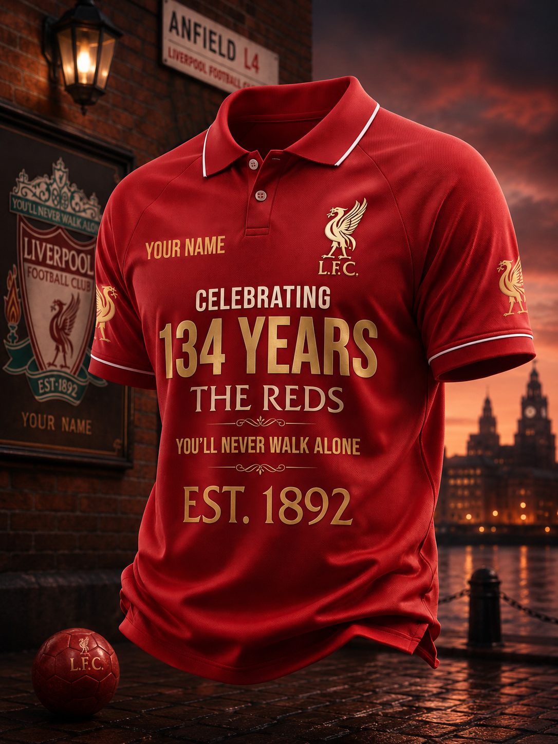 L.V.P 134th Anniversary Polo , L.V.P Shirt , L.V.P 2026 Shirt V6