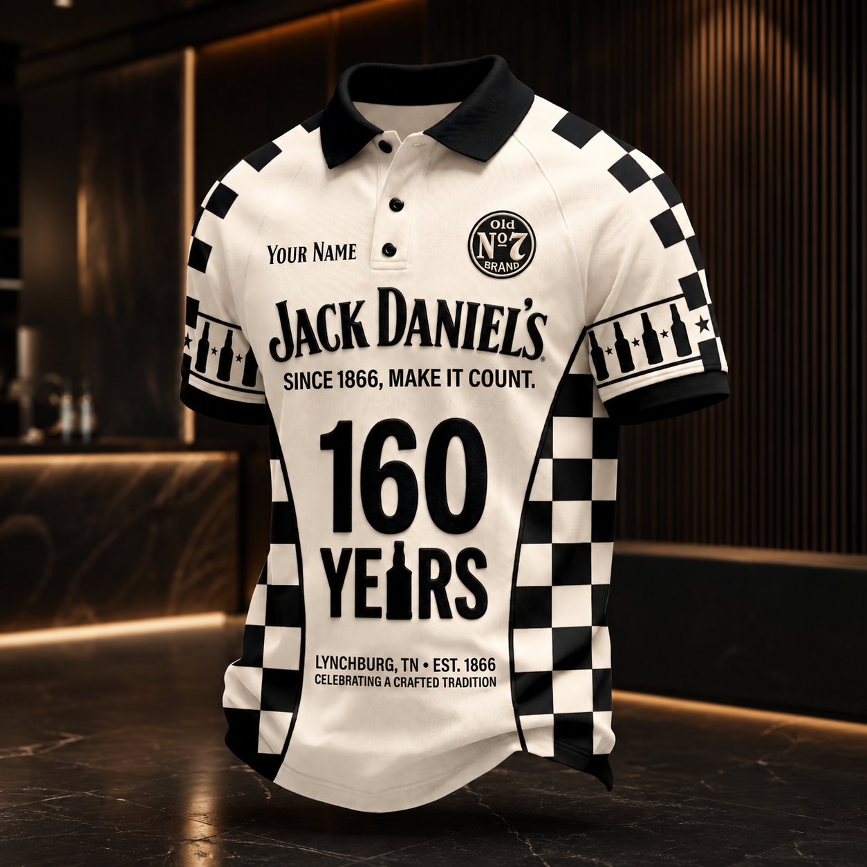Jack Dani 160th Anniversary Polo V4, Jack Dani Shirt , Jack Dani 2026 Shirt