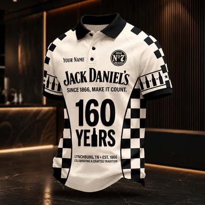 Jack Dani 160th Anniversary Polo V4, Jack Dani Shirt , Jack Dani 2026 Shirt