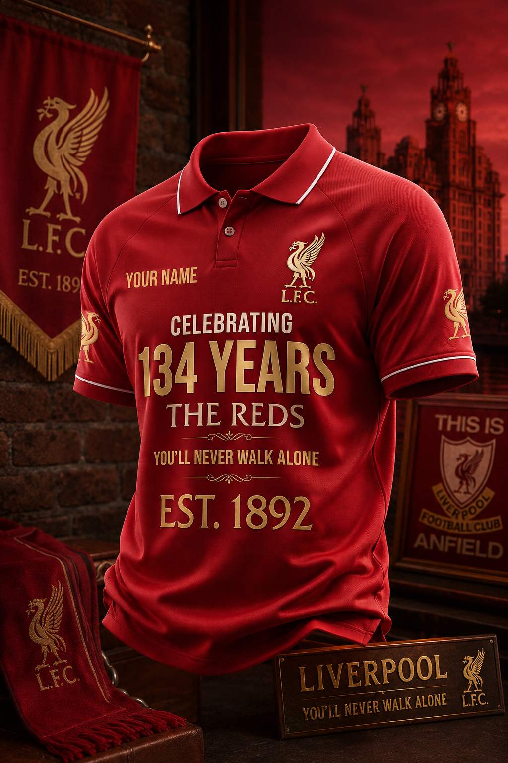 L.V.P 134th Anniversary Polo , L.V.P Shirt , L.V.P 2026 Shirt V6
