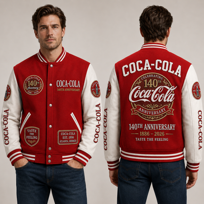 Cola 140th Anniversary Baseball Jacket