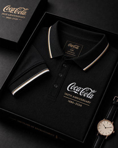 Cola 140th Anniversary Polo V8 , Cola Shirt , Cola 2026 Shirt