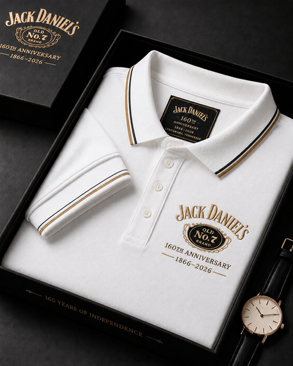 Jack Dani 160th Anniversary Polo V5, Jack Dani Shirt , Jack Dani 2026 Shirt