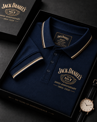 Jack Dani 160th Anniversary Polo V5, Jack Dani Shirt , Jack Dani 2026 Shirt