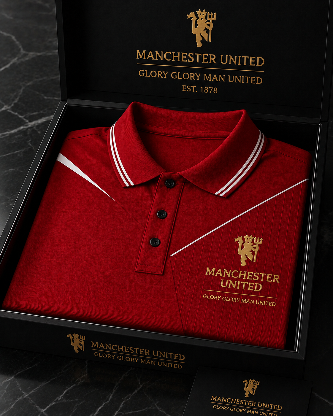 M.U Glory Glory Man Utd Polo , M.U Shirt , M.U 2026 Shirt V5