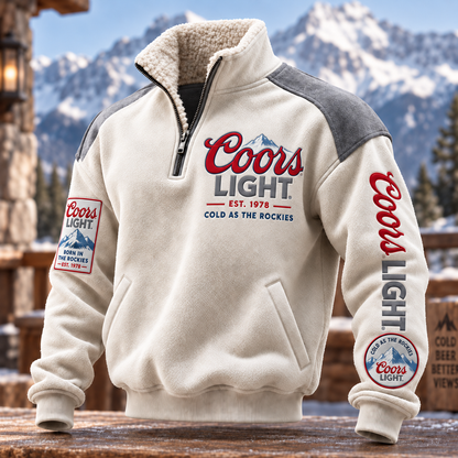 Coors Lght EST. 1978 Fleece Quarter-Zip Pullover
