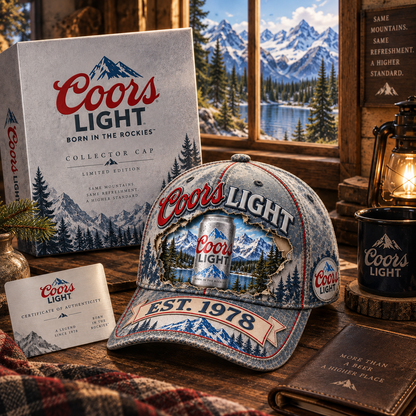 Coors Lght EST. 1978 Cap, Coors Lght Vintage Classic Cap