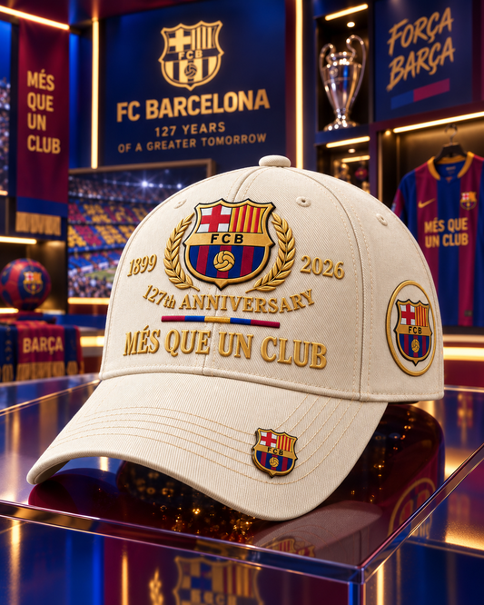 Barca 127th Anniversary Cap V9, Barca Vintage Classic Cap