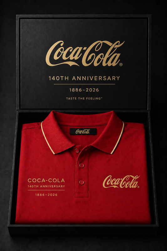 Cola 140th Anniversary Polo V12 , Cola Shirt , Cola 2026 Shirt