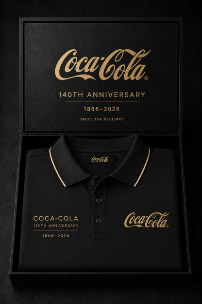 Cola 140th Anniversary Polo V12 , Cola Shirt , Cola 2026 Shirt