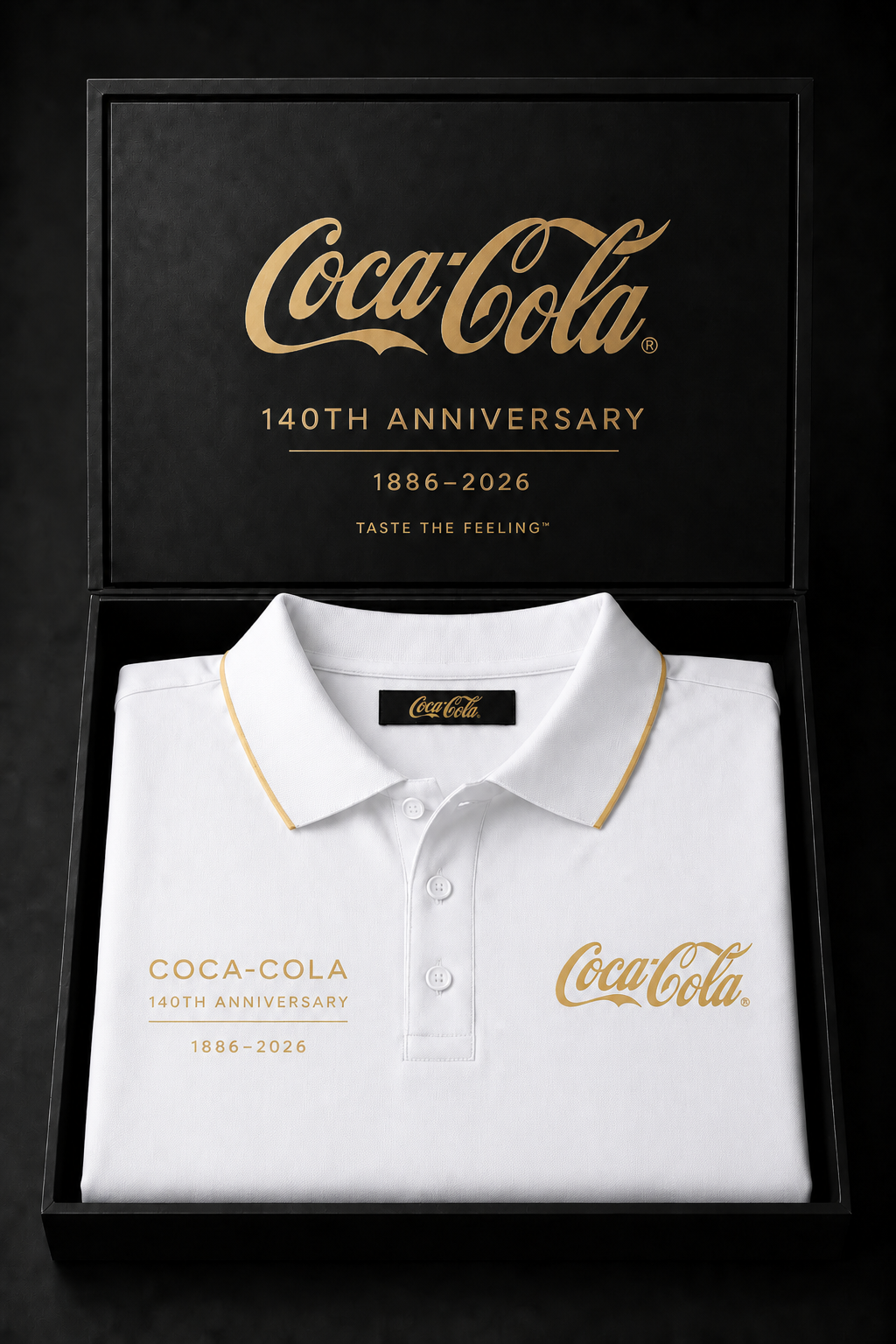 Cola 140th Anniversary Polo V12 , Cola Shirt , Cola 2026 Shirt