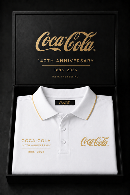 Cola 140th Anniversary Polo V12 , Cola Shirt , Cola 2026 Shirt