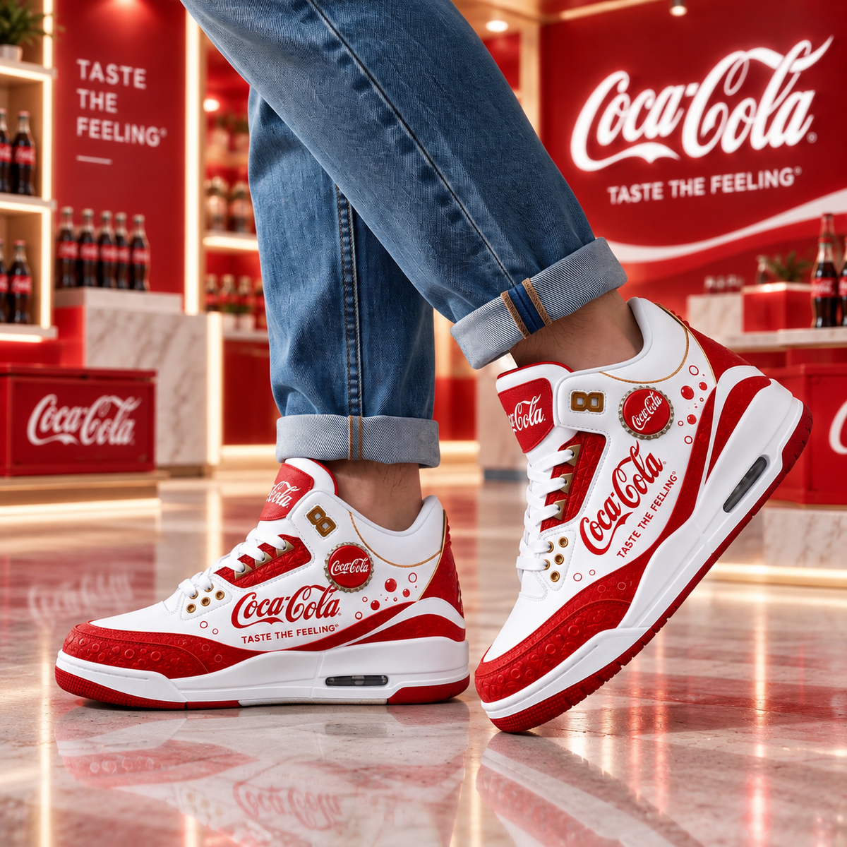 Cola Taste The Feeling AJ3 Custom Sneaker
