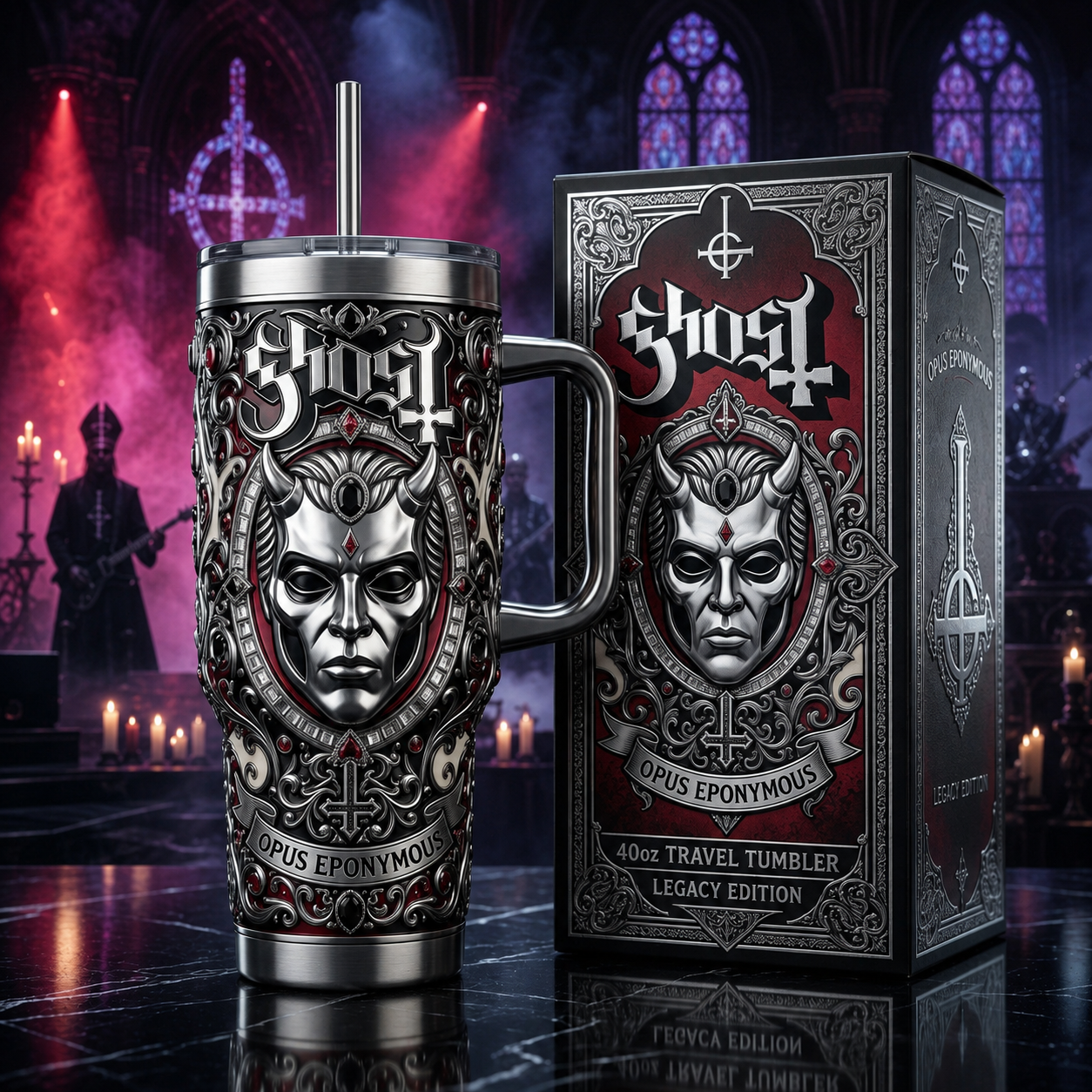 Ghost Opus Eponymous Insulated Tumbler 30oz , Ghost Tumbler 40oz V2