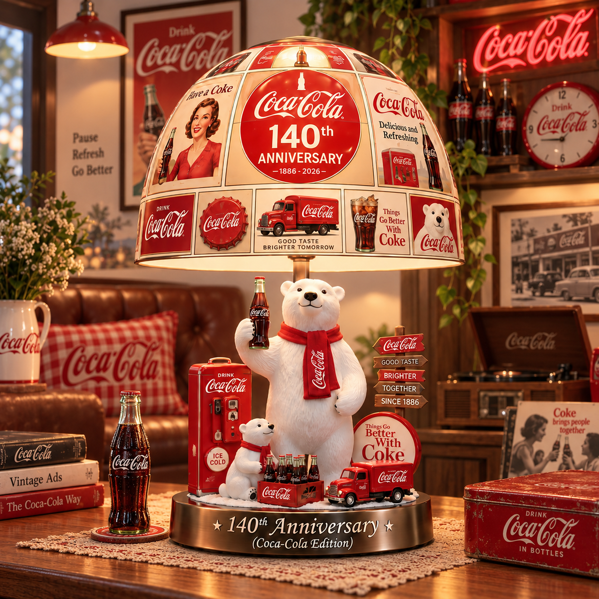 Cola 140th Anniversary Night Light - Cola Acrylic LED Night Light V4