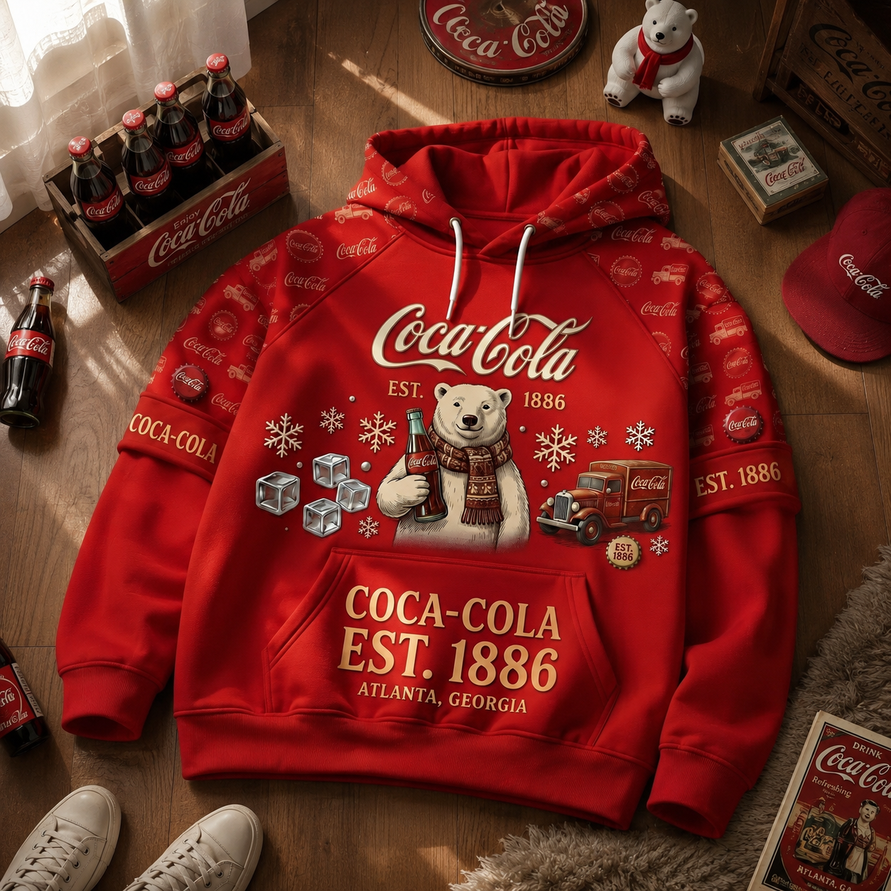 Cola EST. 1886 Unisex Hoodie V5