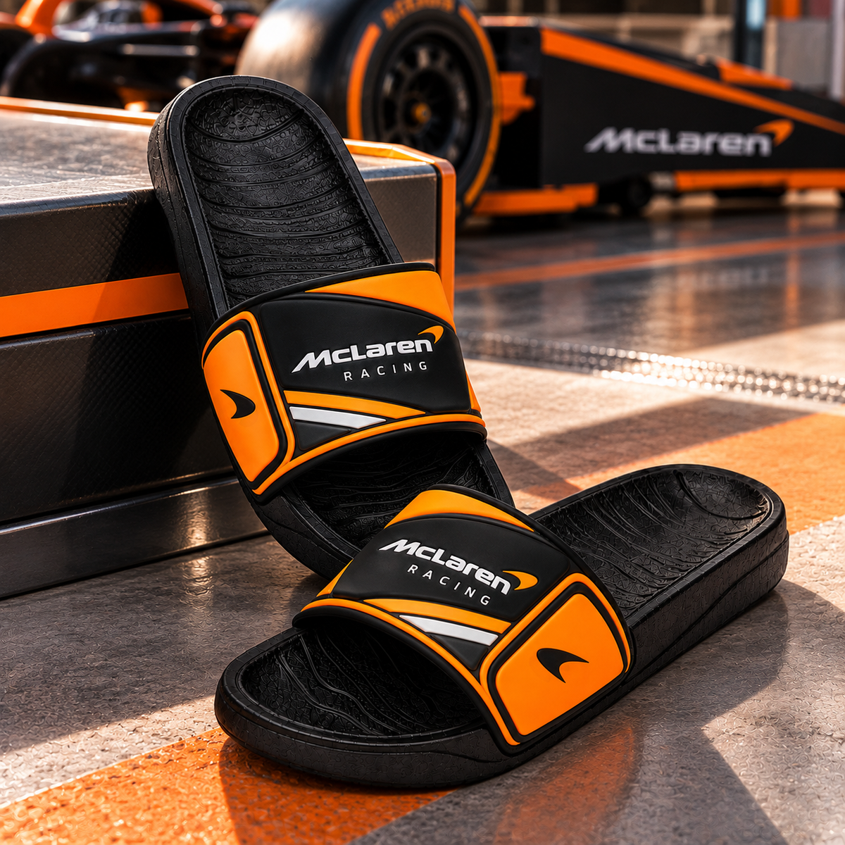 MCLR Racing Custom Leather Sandals