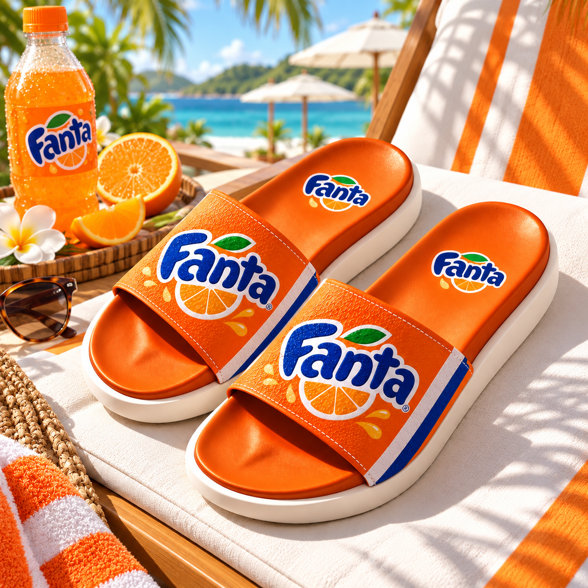 Fanta Custom Leather Sandals