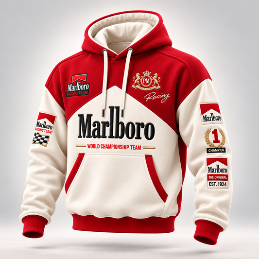 Marlbor Racing Team All Over Printed Hoodie And Sweatpants Set