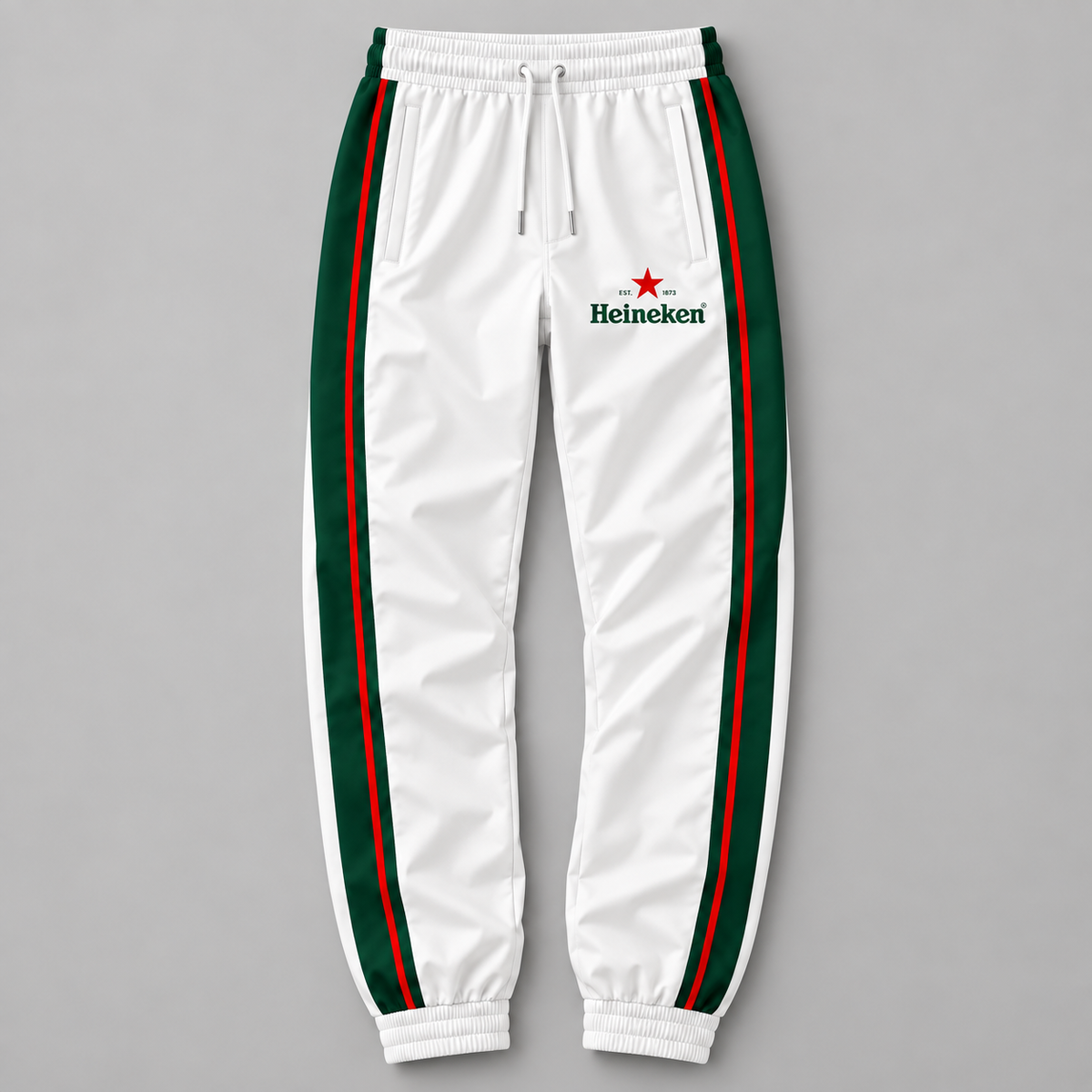 Heinekn EST. 1873 Zipper Stand Collar Jacket & Sweatpants Set
