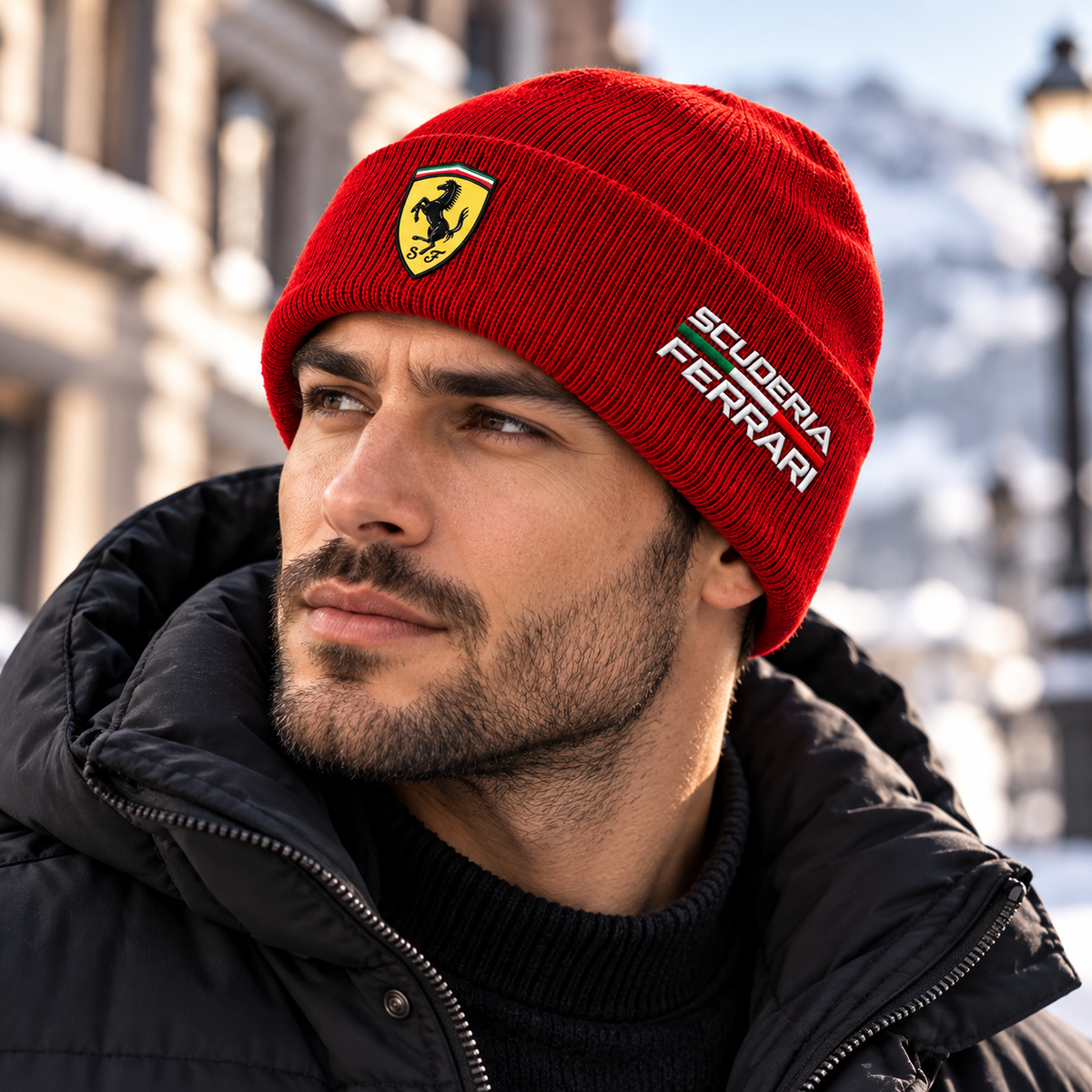 Scuderia Ferrar Racing Beanie Hat