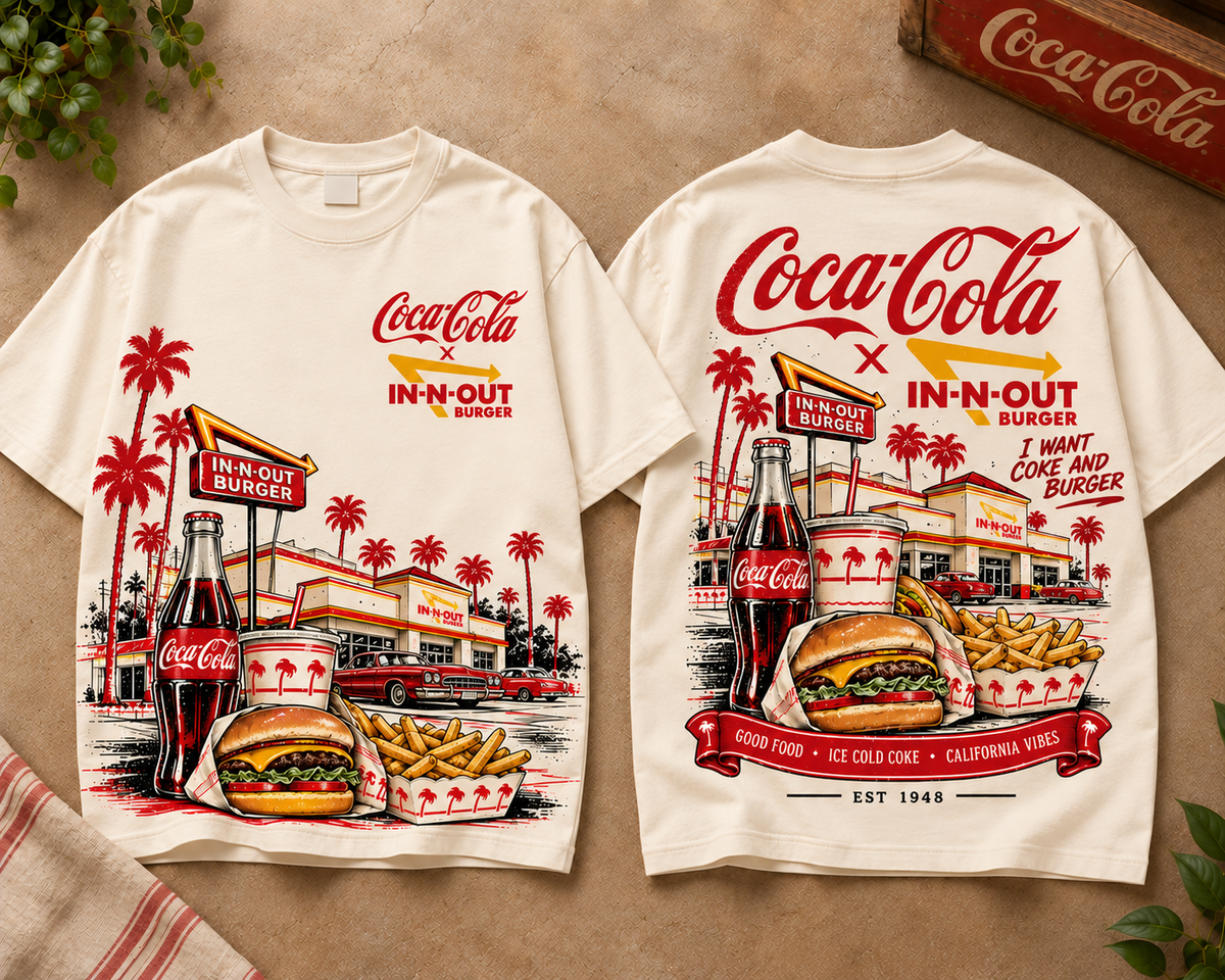 Cola In N Out T-Shirt , Cola T-Shirt 2026