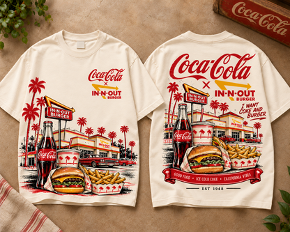 Cola In N Out T-Shirt , Cola T-Shirt 2026