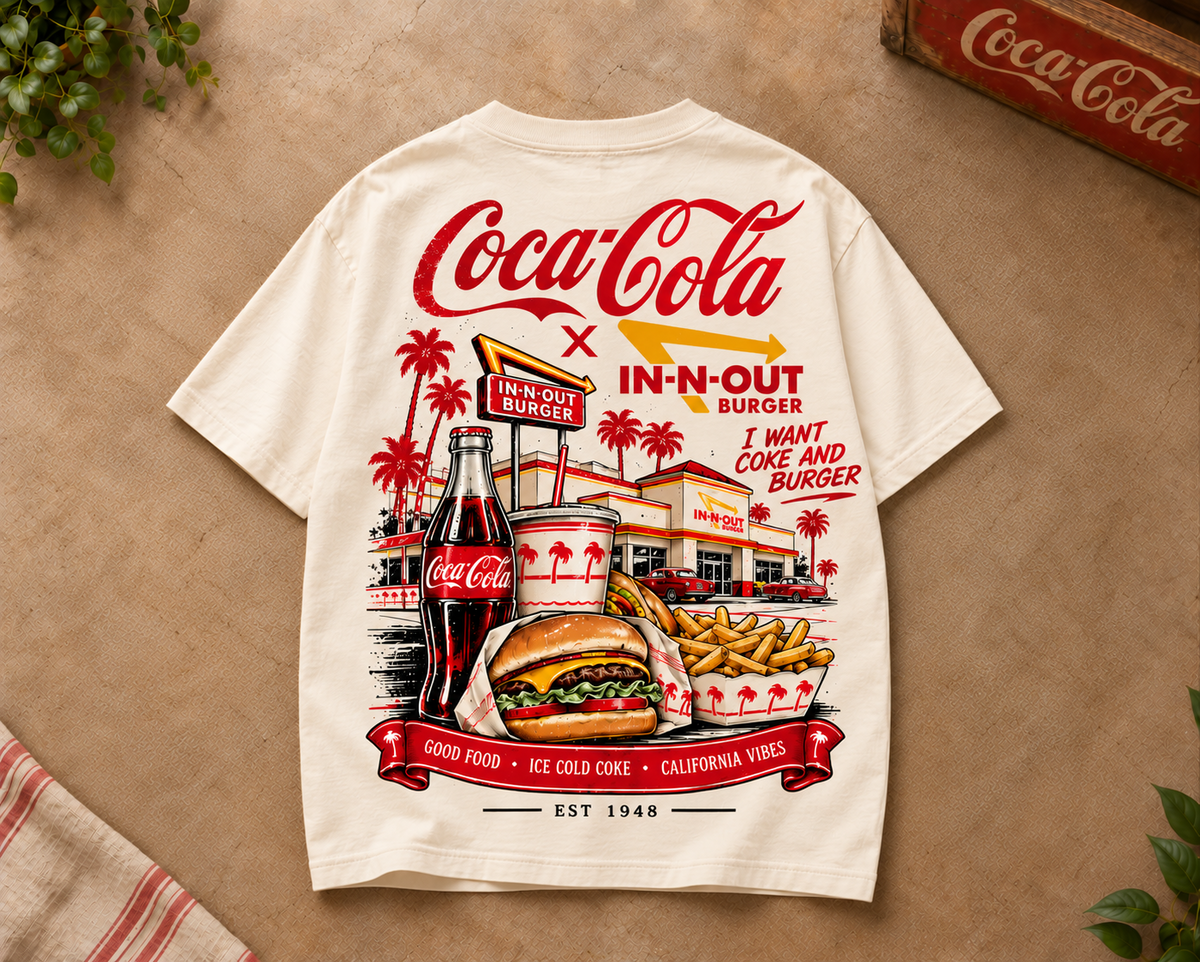 Cola In N Out T-Shirt , Cola T-Shirt 2026