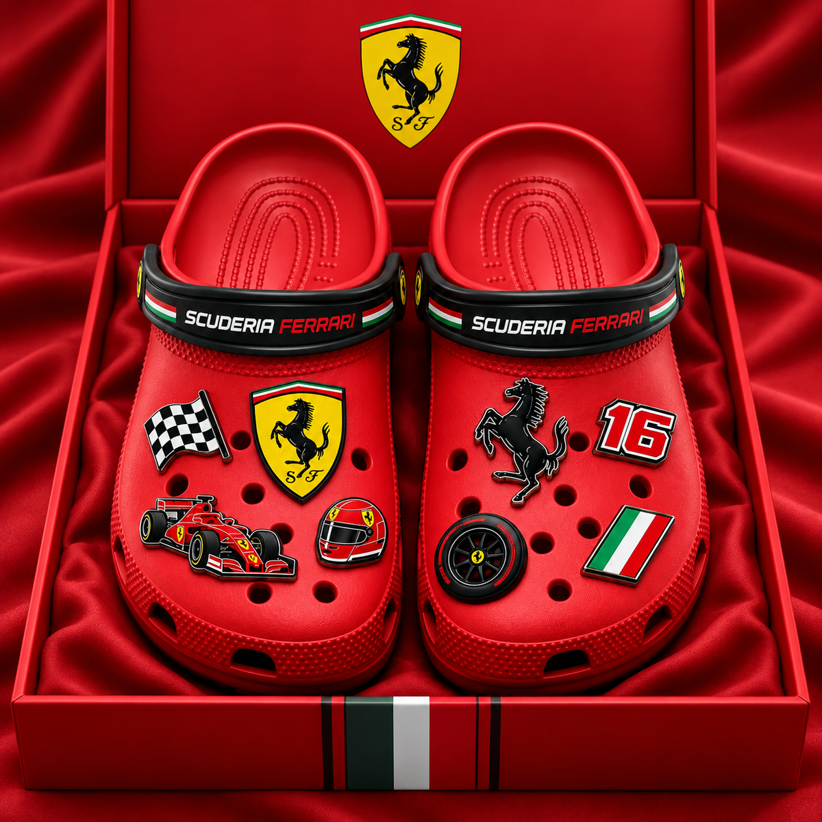 Scuderia Ferrar Racing 3D Clog