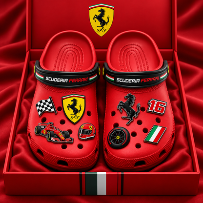 Scuderia Ferrar Racing 3D Clog