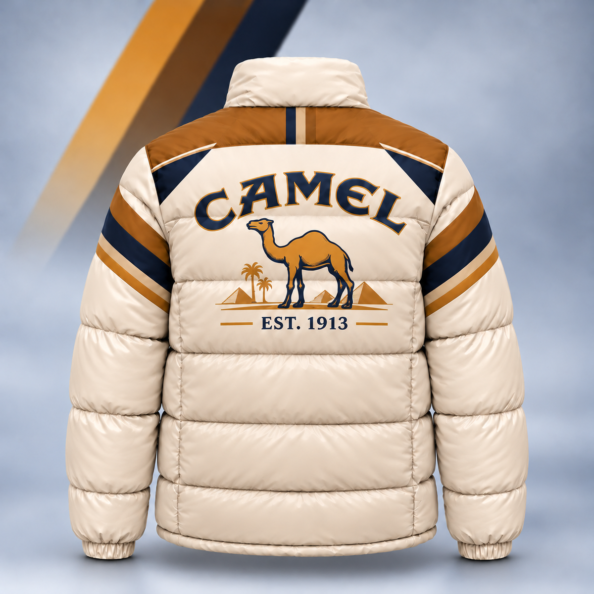 Camel EST. 1913 Puffer Jacket , Camel Windproof Puffer Jacket