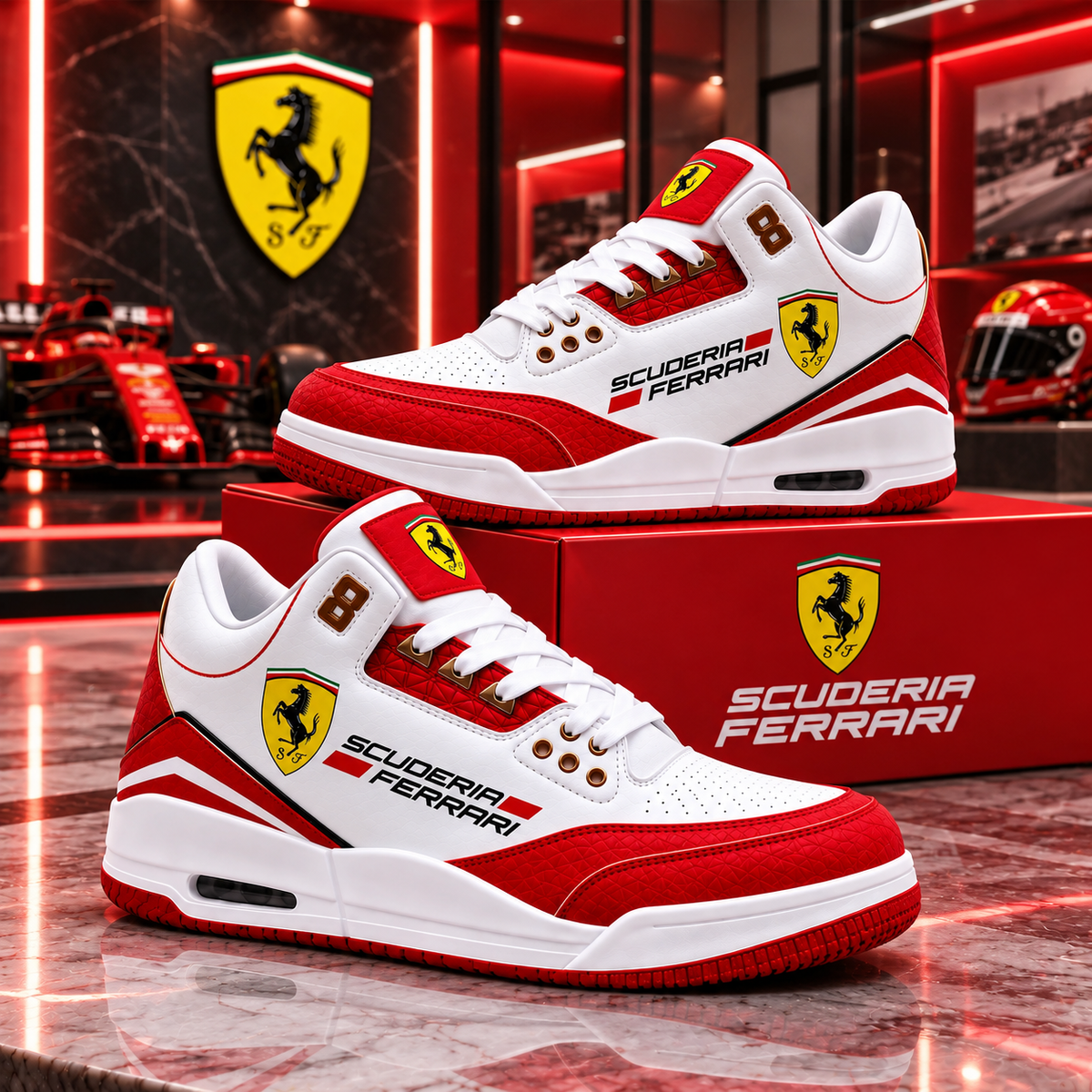 Scuderia Ferrar Racing AJ3 Custom Sneaker