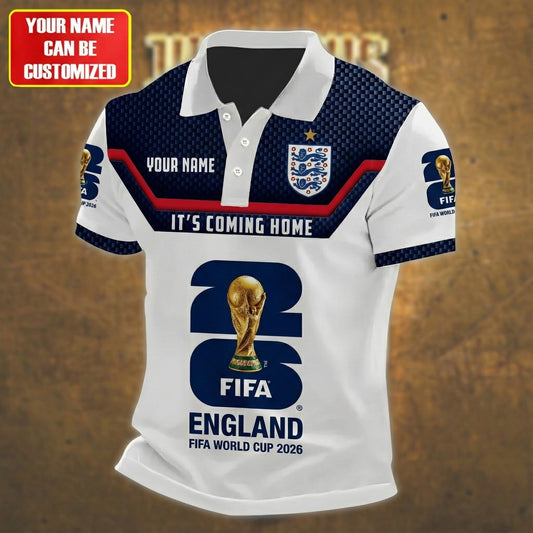 Personalized England Polo , England Shirt , England WC 2026 Shirt