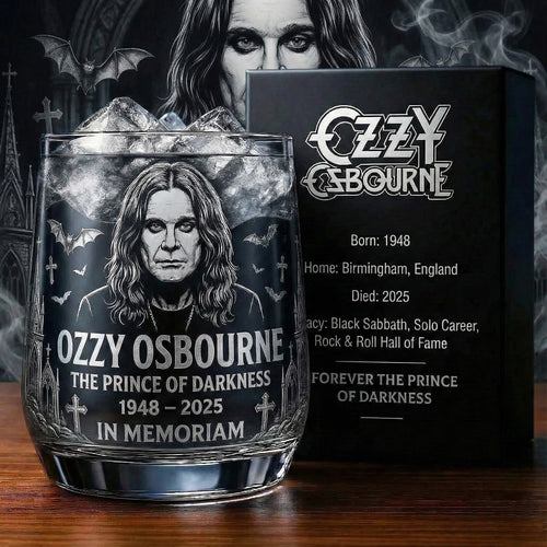 Ozzy Ozb Whisky Glass , Ozzy Oss In Memoriam Whiskey Glass