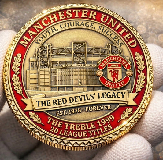 M.U The Red Devils Legacy Commemorative Coin