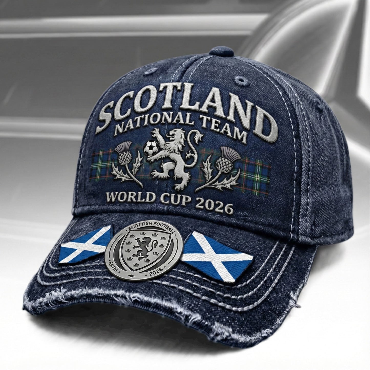 Scotland FF WC 2026 Cap , Scotland WC 2026 Vintage Classic Cap