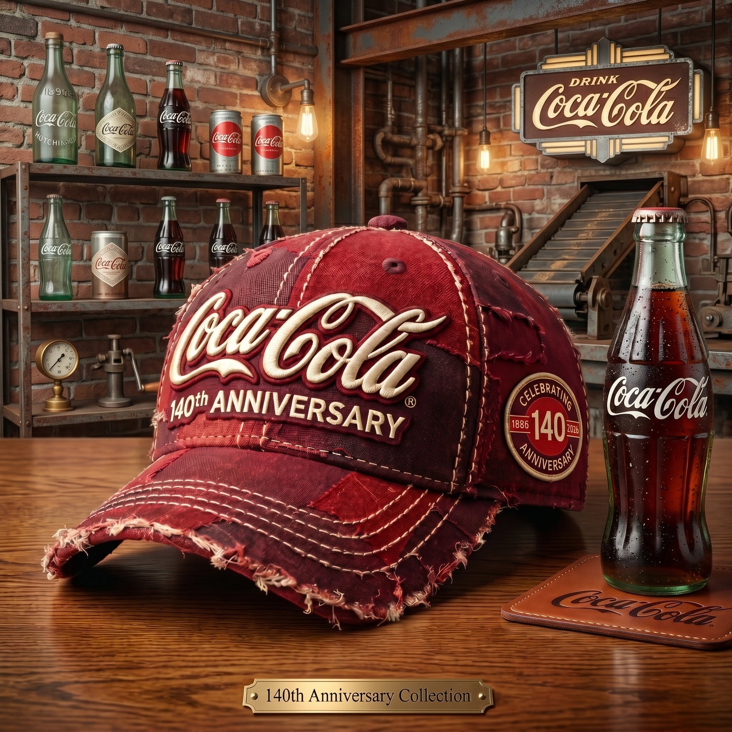 Cola 140th Anniversary Cap V22, Cola Vintage Cap (1886 - 2026)
