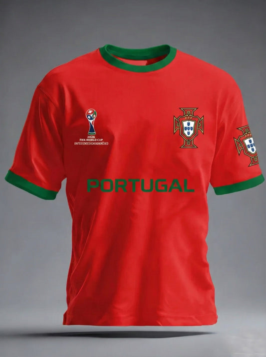 Portugal FF WC 2026 Football Shirt , Portugal T-Shirt 2026