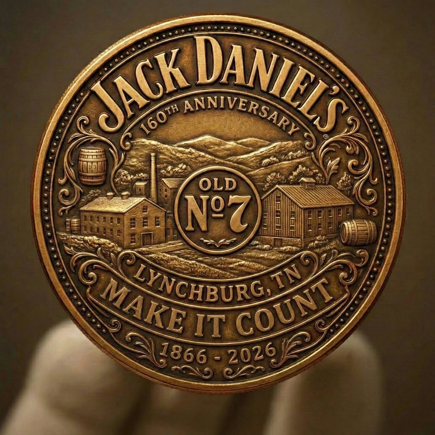 Jack Dani 160TH Anniversary Commemorative Coin