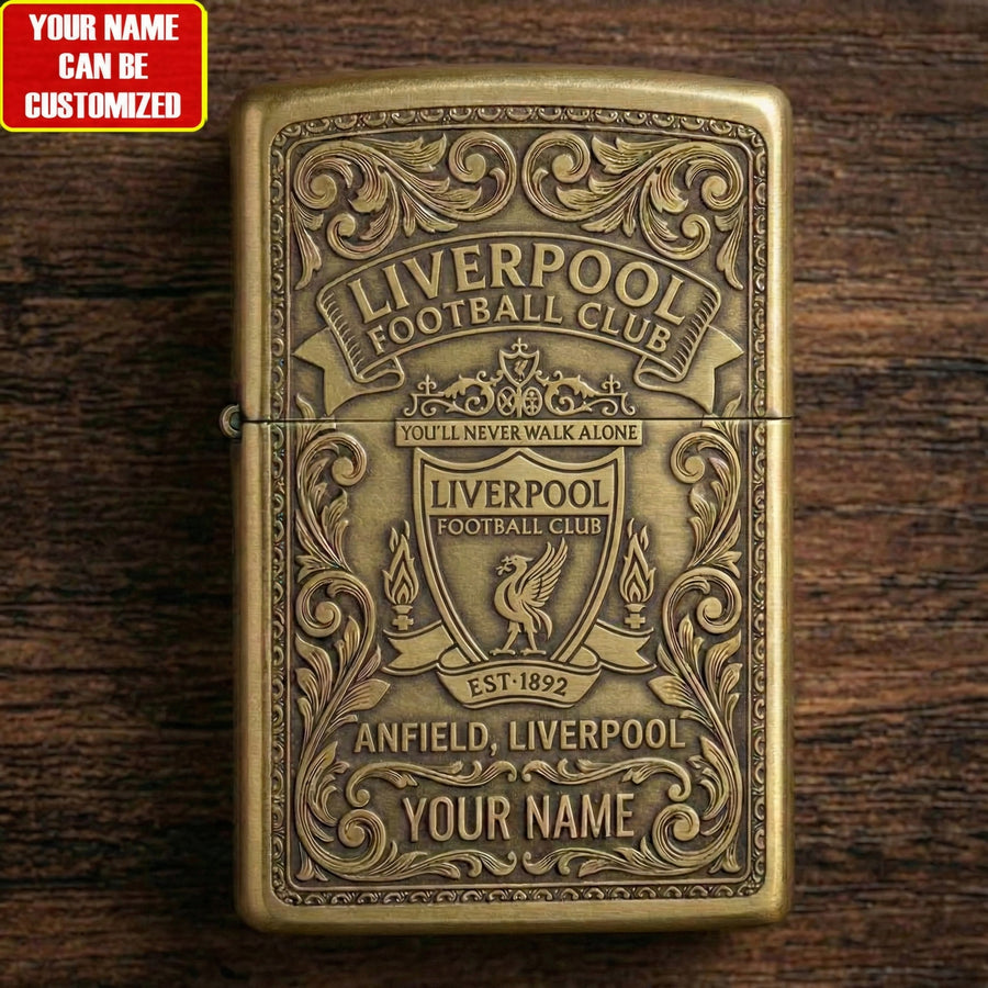 Personalized L.V.P FC EST. 1892 Zippo Lighter