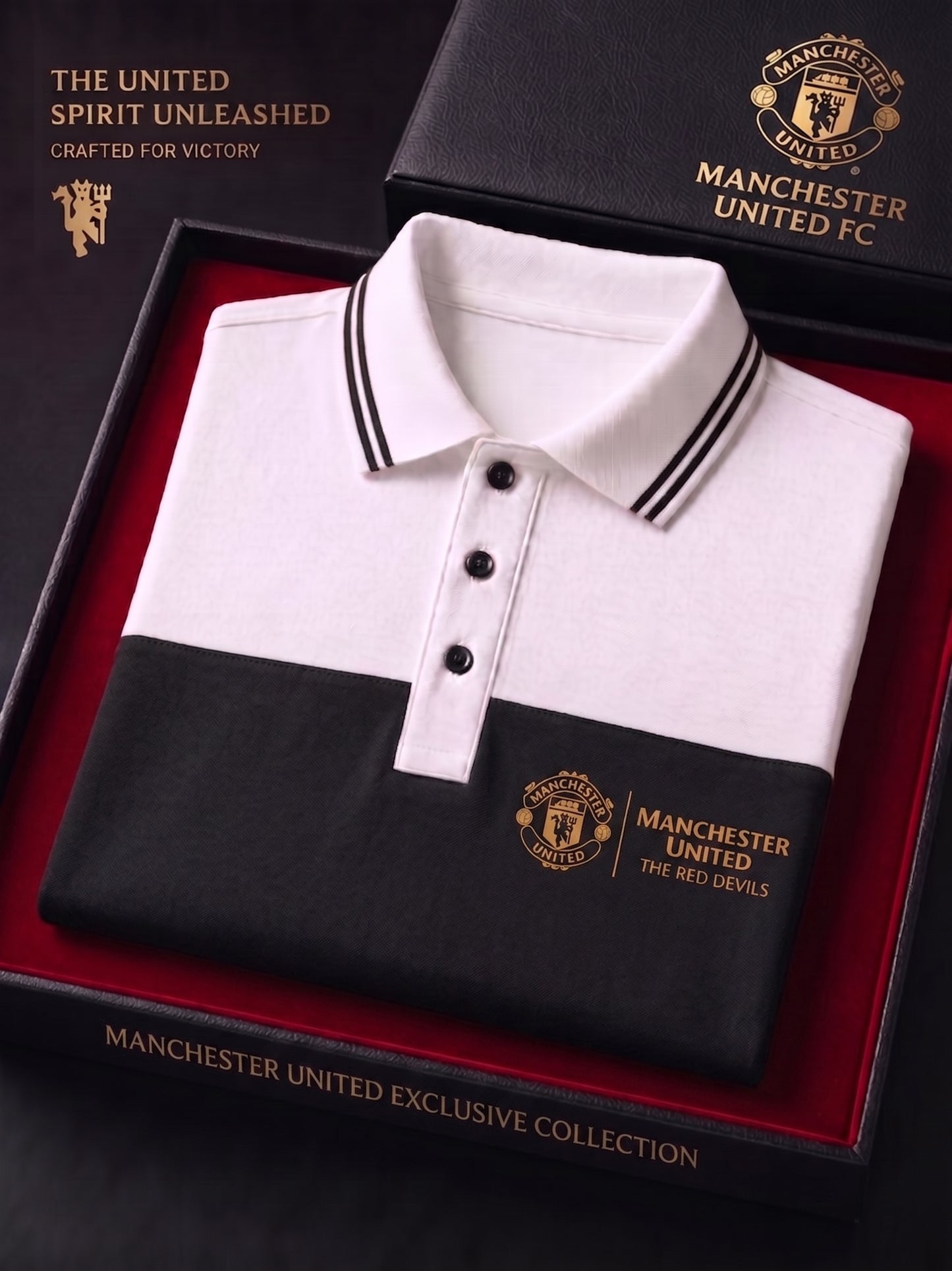 M.U The Red Devils Polo , M.U Shirt , M.U 2026 Shirt V4