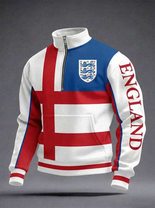 England FF WC 2026 Stand Collar Zip Hoodie
