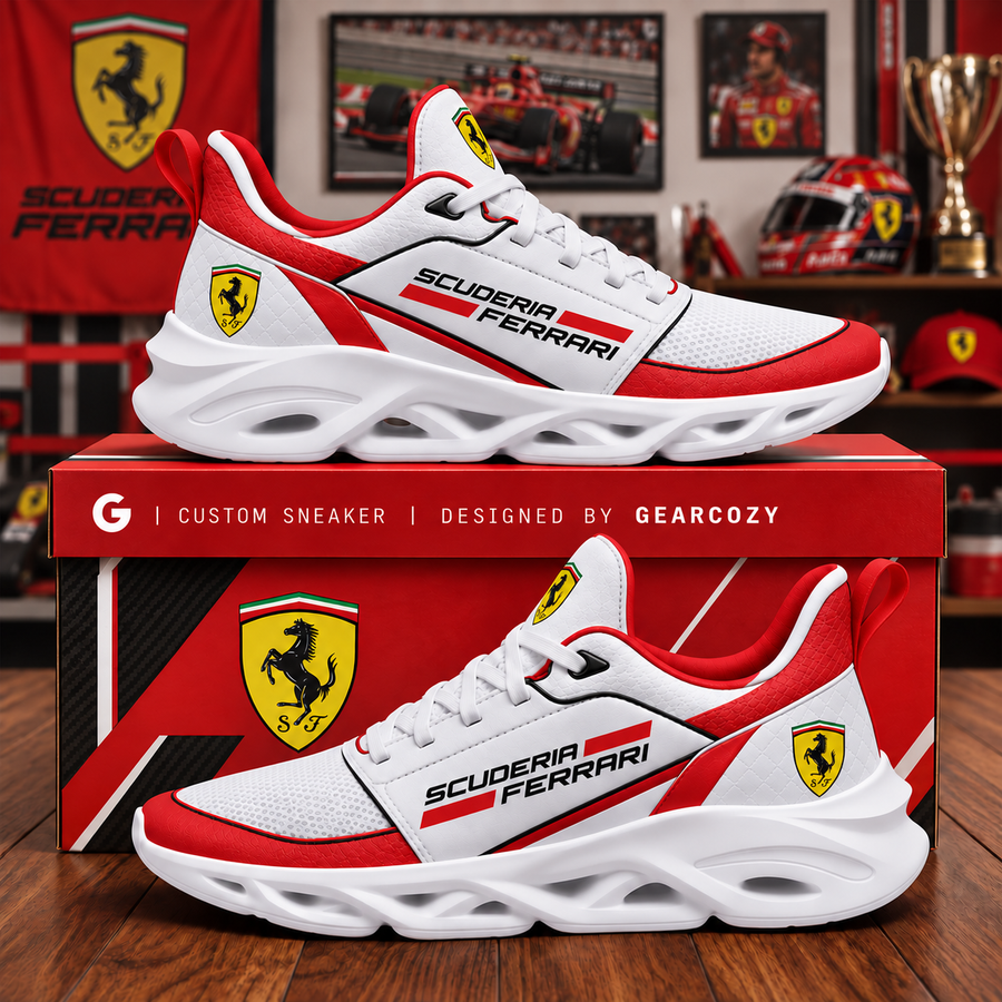 Scuderia Ferrar Racing Chunky Custom Sneaker V2