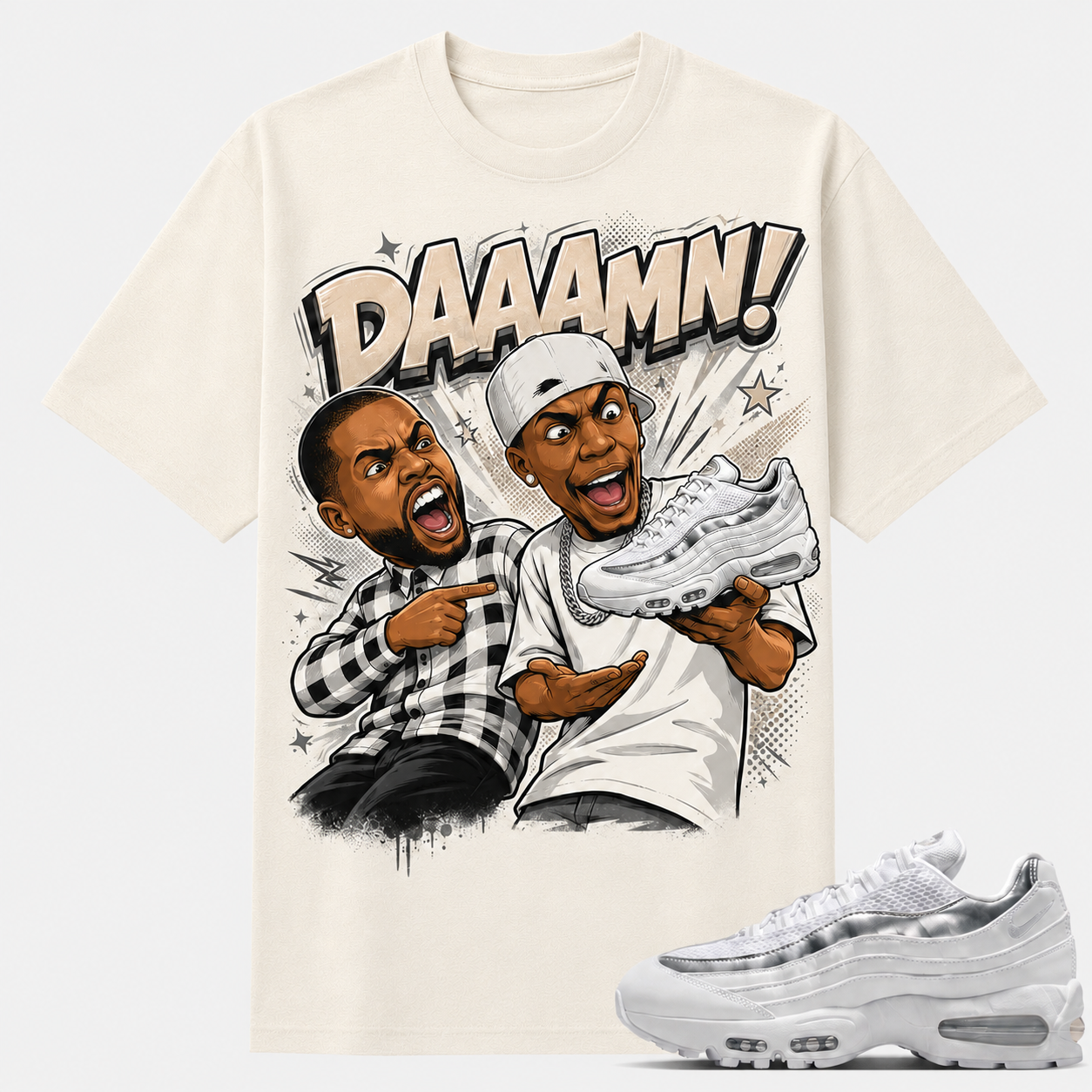 DAAAMN! Shirt To Match Air Max 95, Air Max 95 Matching Shirt