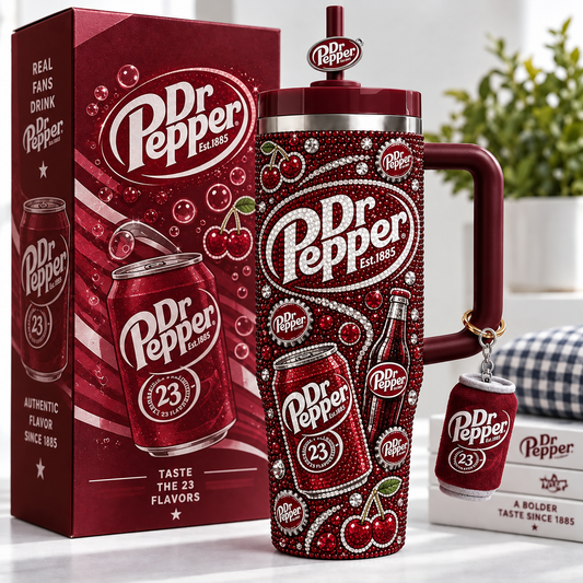 Dr Pepper EST. 1885 Insulated Tumbler 30oz , 23 Flavors Tumbler 40oz