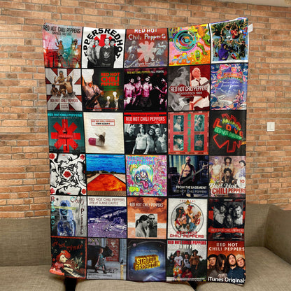 RHCP Album Blanket – A Colorful Tribute to Funk-Rock Legends