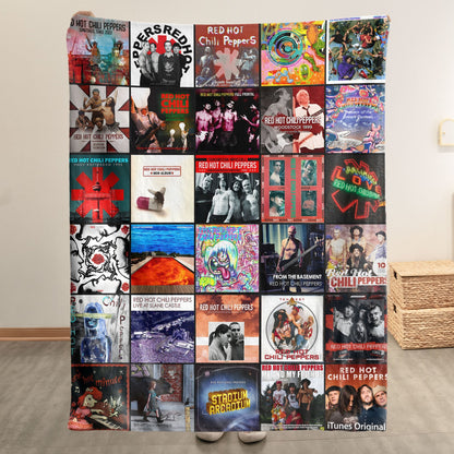 RHCP Album Blanket – A Colorful Tribute to Funk-Rock Legends