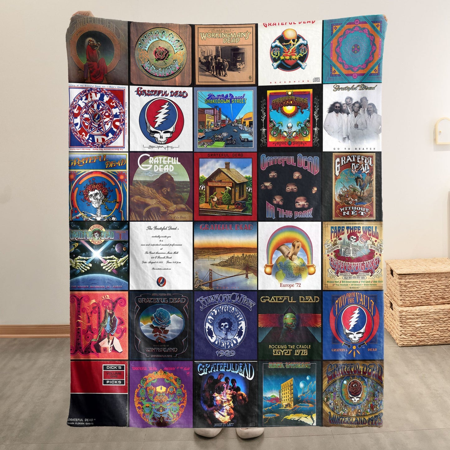 GRFD Album Blanket – A Psychedelic Journey in Every Stitch