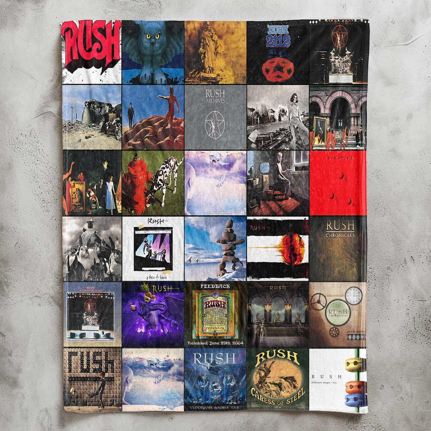 RSH Album Blanket – A Progressive Rock Tribute in Ultimate Comfort