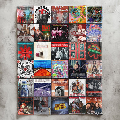 RHCP Album Blanket – A Colorful Tribute to Funk-Rock Legends
